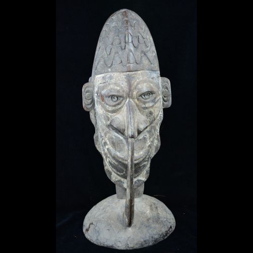 Janus Faced Ancestor Carving, Korogo Village New Guinea - 10946