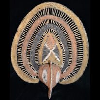 Very Fine Kamge Village Parrot Yam Mask - 10402
