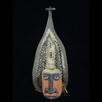 Yam Ceremony Ancestor Head with Yam Fan Decoration, Abelam People – 23-13