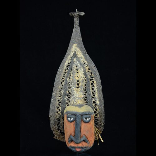 Yam Ceremony Ancestor Head with Yam Fan Decoration, Abelam People – 23-13
