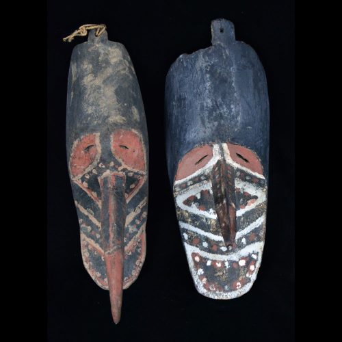 Turubu Penninsula Barag Masks, New Guinea -B10-11