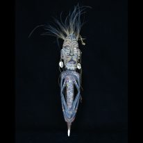 Ancestor Figure with Croc Tooth, New Guinea – b12