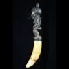 Ancestor Figure Necklace with Large Crocodile Tooth – 52-06 - Image 3